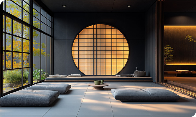 へりなし畳のデザイン性