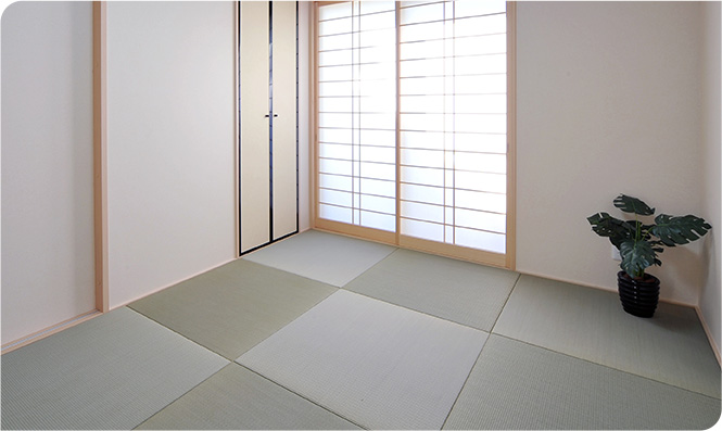 へりなし畳のデザイン性